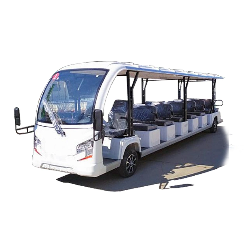 New Energy 20 Seat 72V 5000W Intelligent Driving Electric Sightseeing Bus