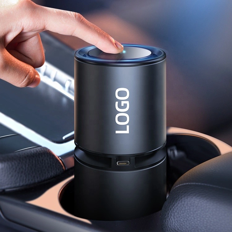 2021 New Car Air Purifier Oil-Bearing Fan A6 Low dB Quick Operation Remove Pm2.5 High Efficiency Portable Car Air Purifier