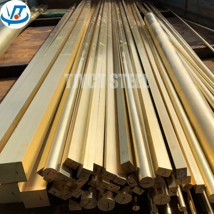 Straight Brass Rod Golden Alloy Polished Surface 8mm 18mm 20mm 30mm 50mm Alloy Brass Bar