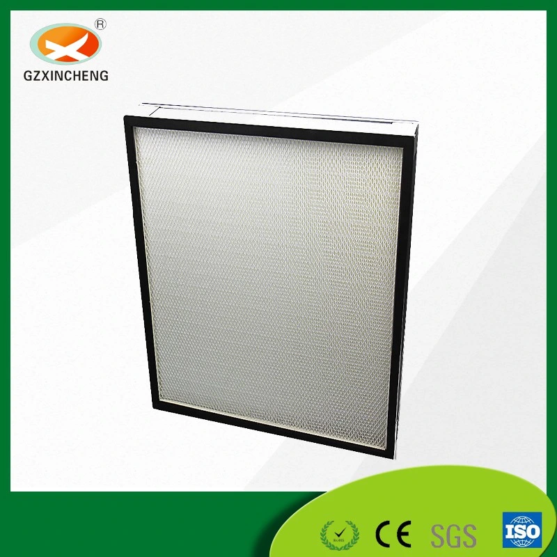 Mini-Pleat H13 Air Filter for Pharmaceutical Industry Terminal Filtration