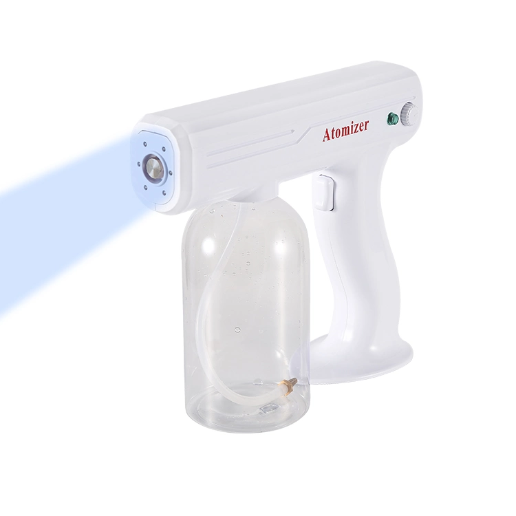 Wireless Blue Ray Nano Atomization Disinfection Desinfecting Sanitizing Mist Nano Steam Spray Gun