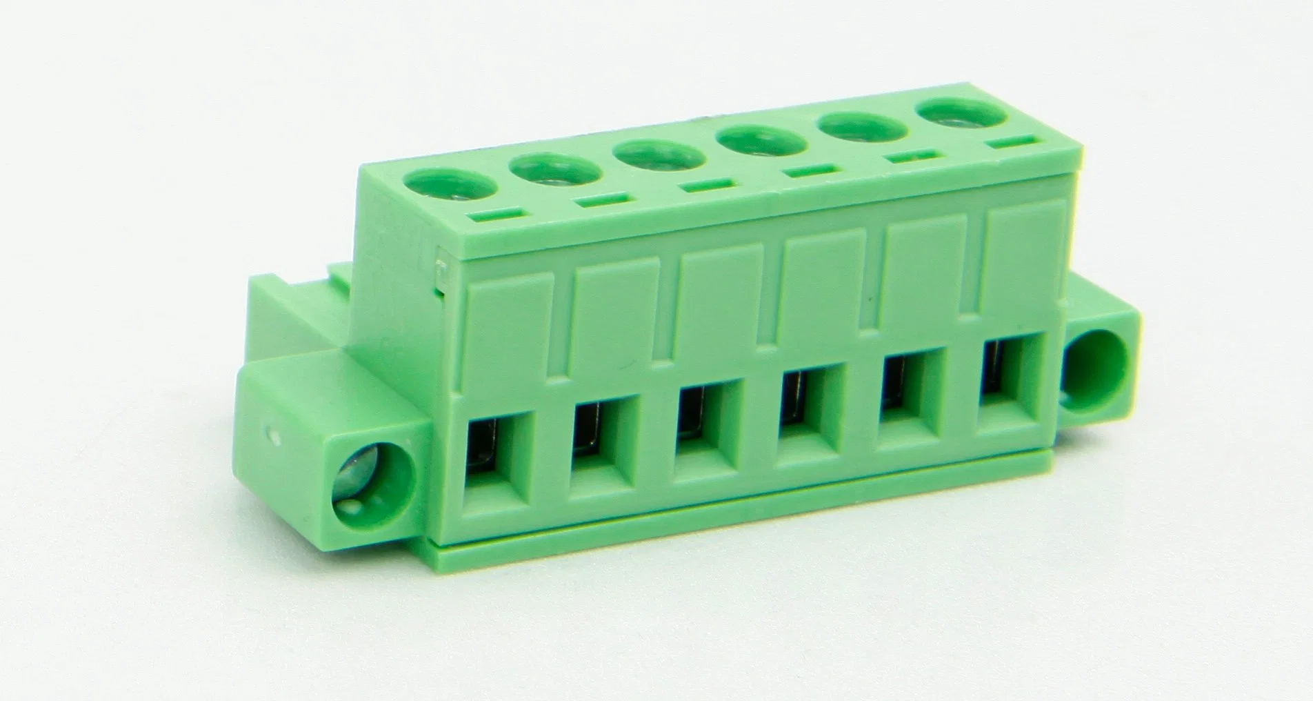 5.08mm Pitch Pluggable Terminal Block with Fixed Screw Flange (steel cage)