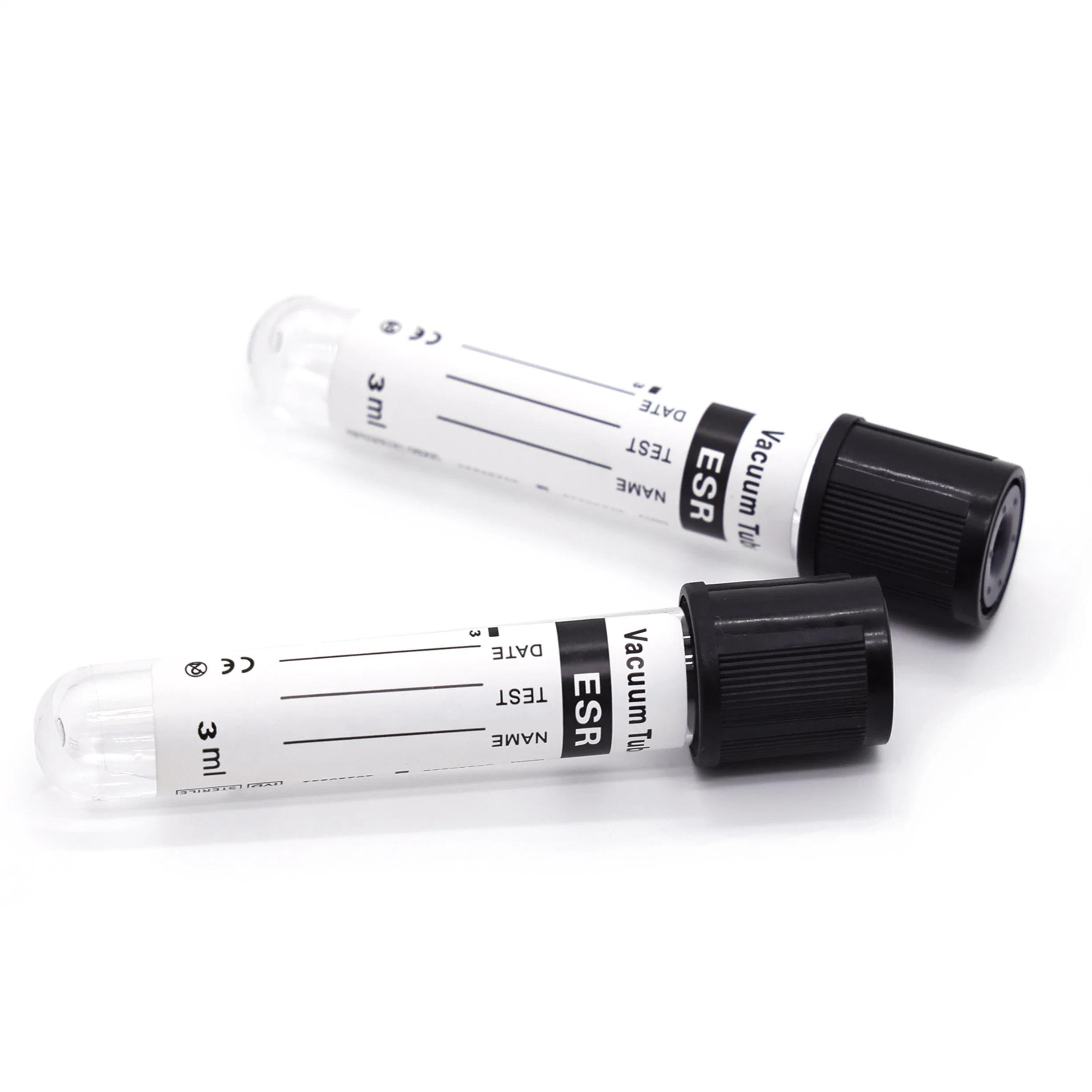 Sodium Citrate 1: 4 Black Medical 3.2% Sodium Citrate Blood Collection Tube