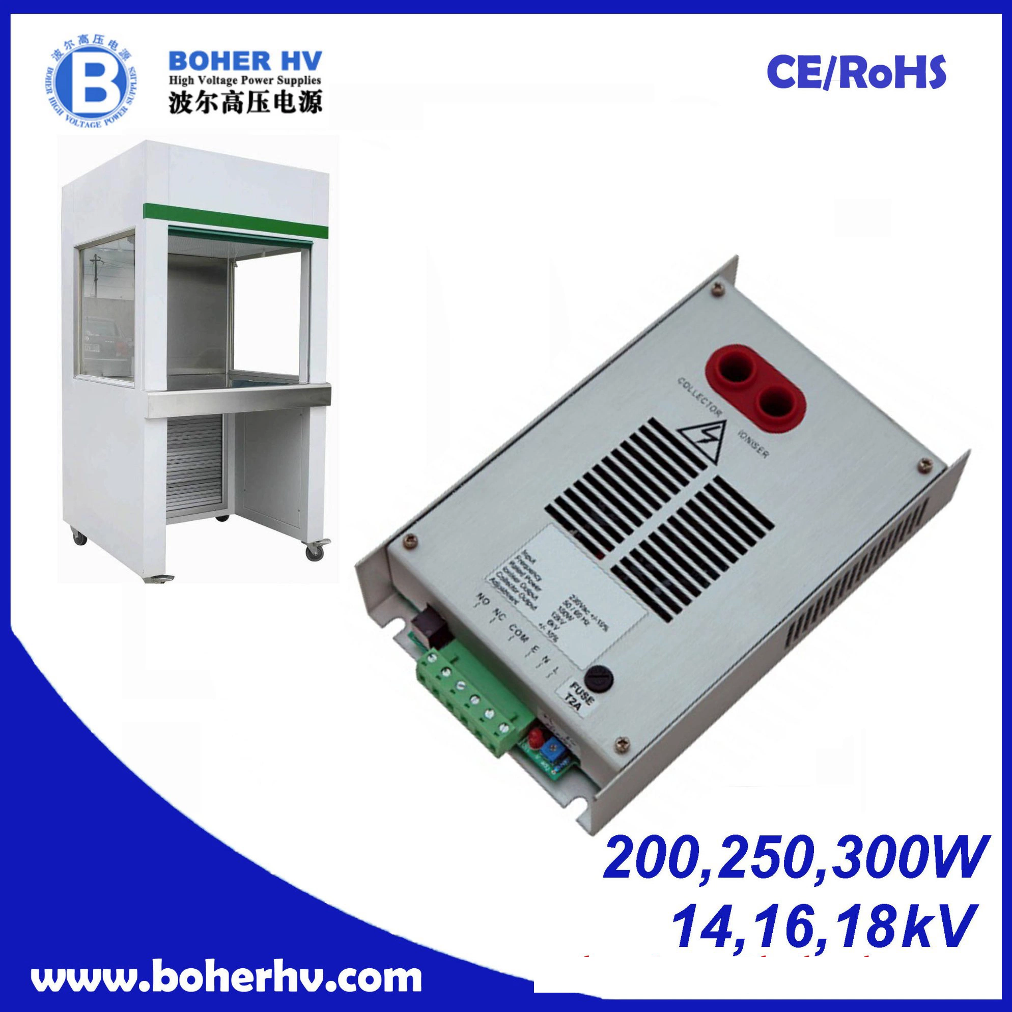 High-Voltage Fume Purification air cleaning power unit 200W Power Supply CF04B