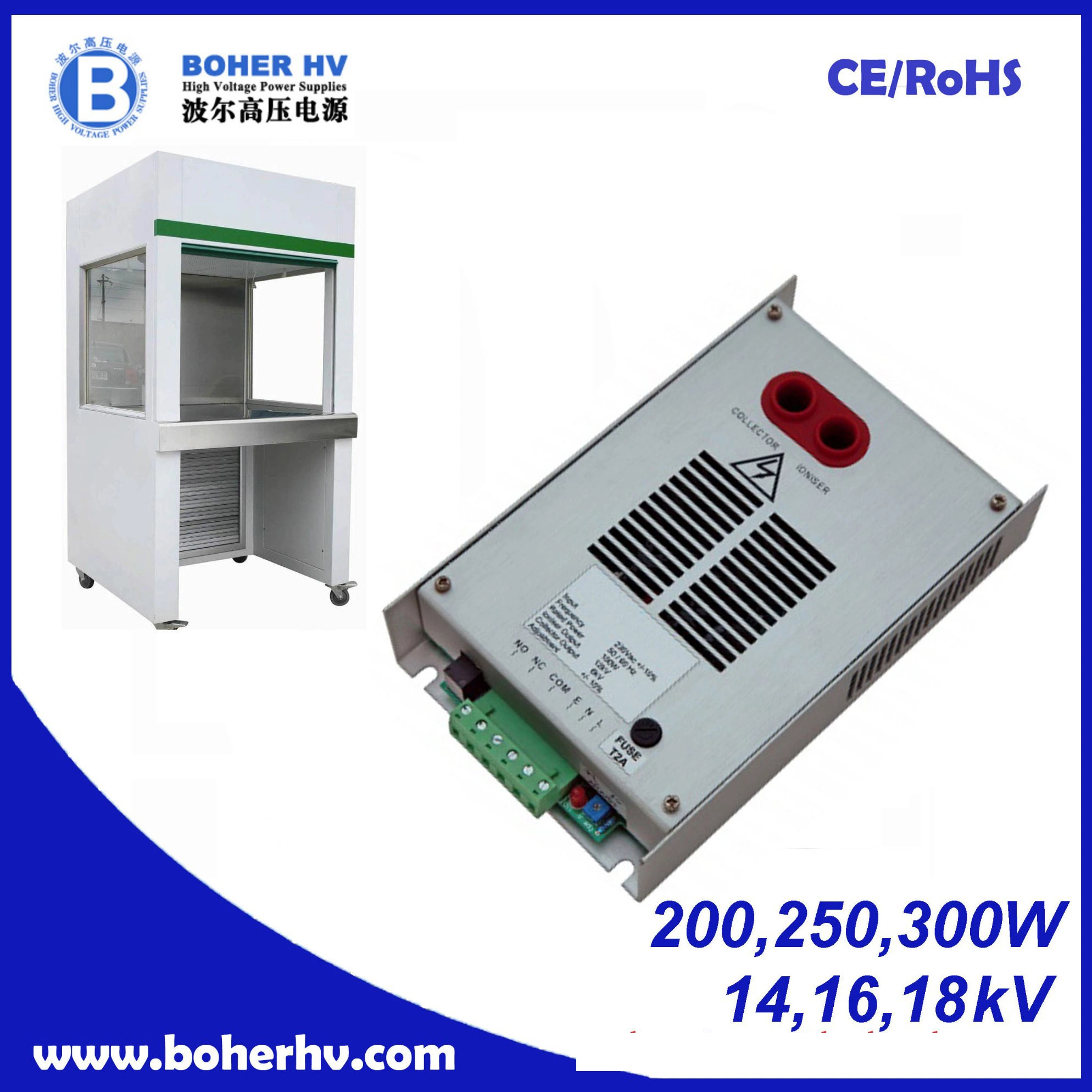 Hochspannungsabluftreinigungseinheit 200W Stromversorgung CF04B