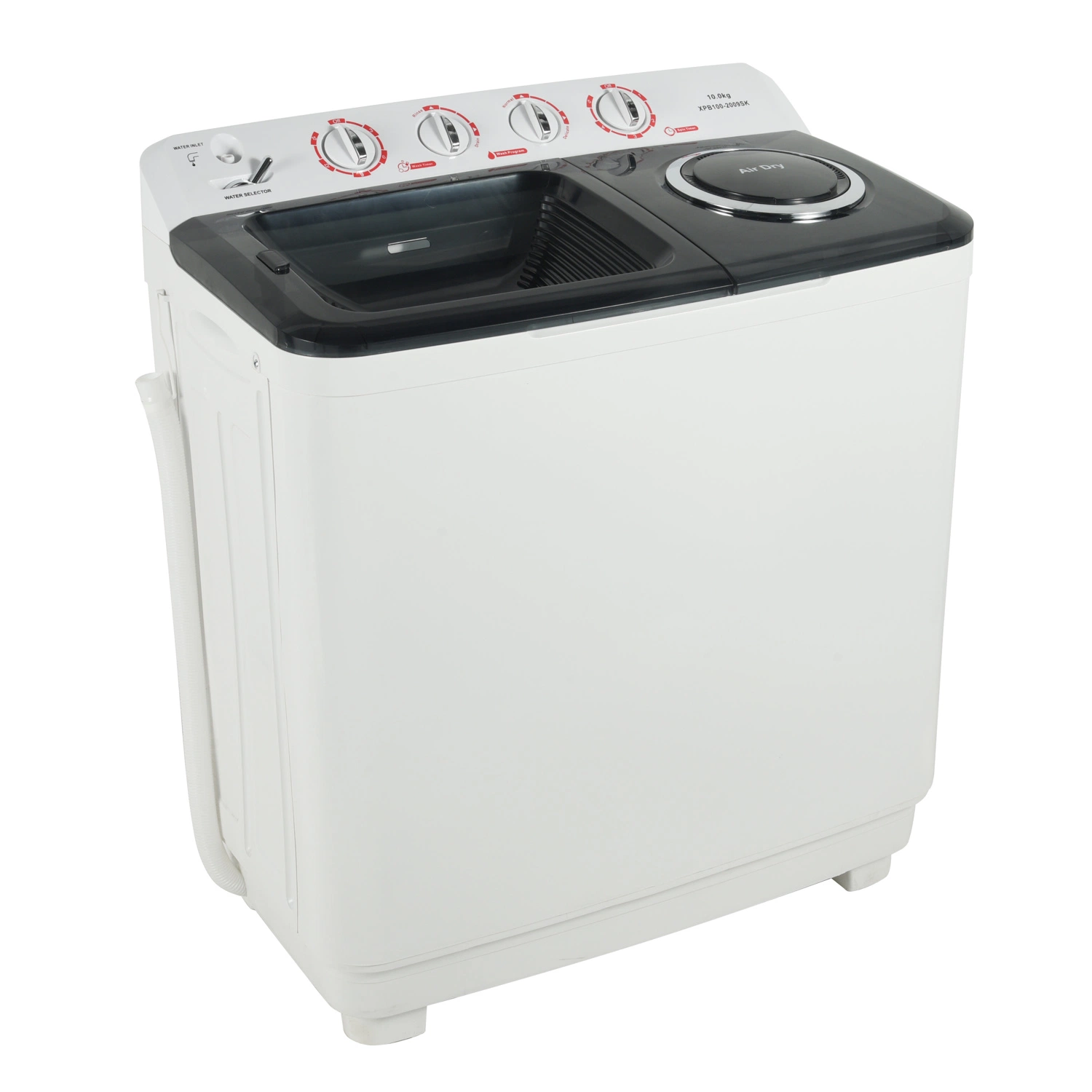 Hot Selling Transparent Cover Top Loading Semi Automatic Washing Machine with Washers and Dryer