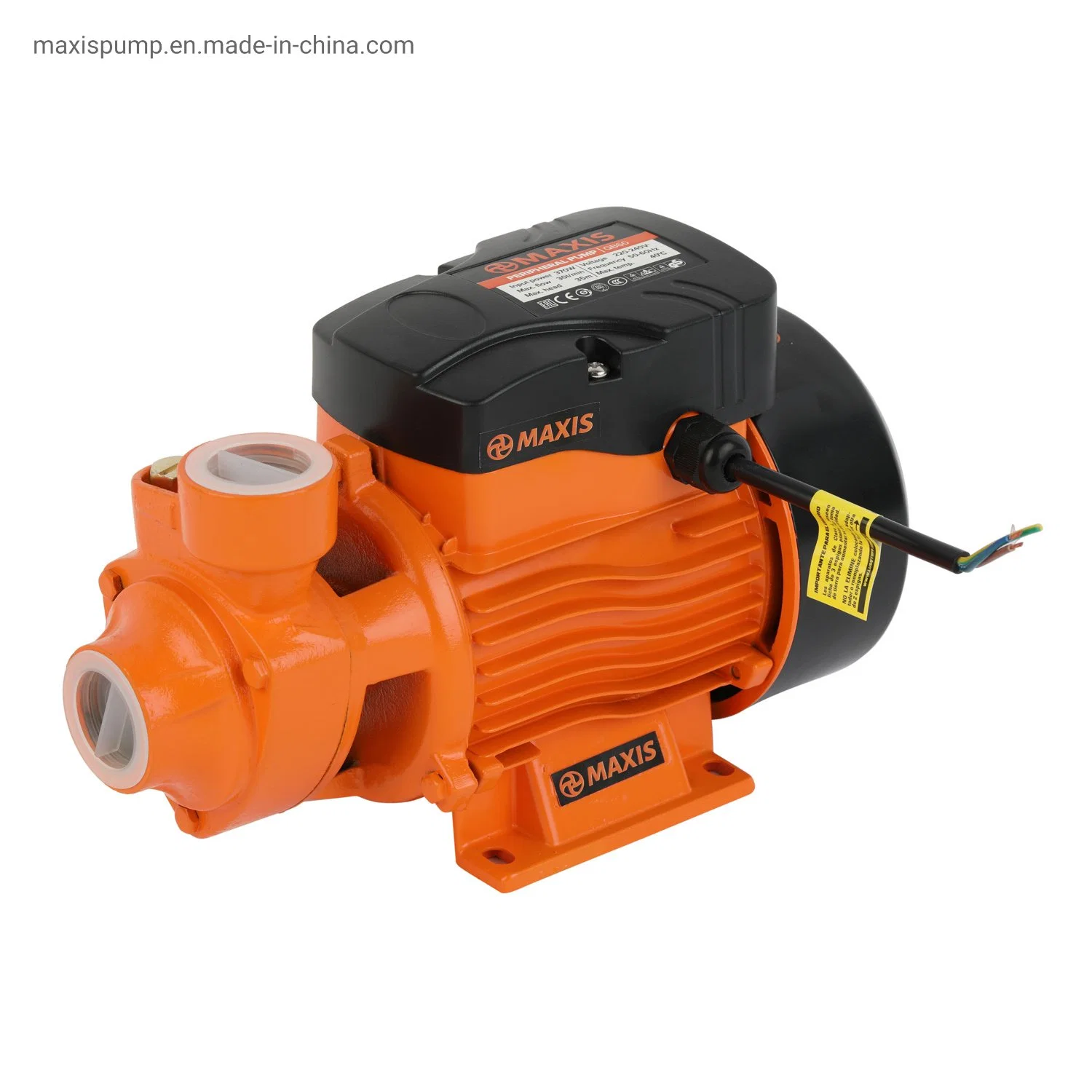 Household Application Kw Peripheral Electrical Micro Surface Vortex Water Pump 1/2 HP Electric Pumps