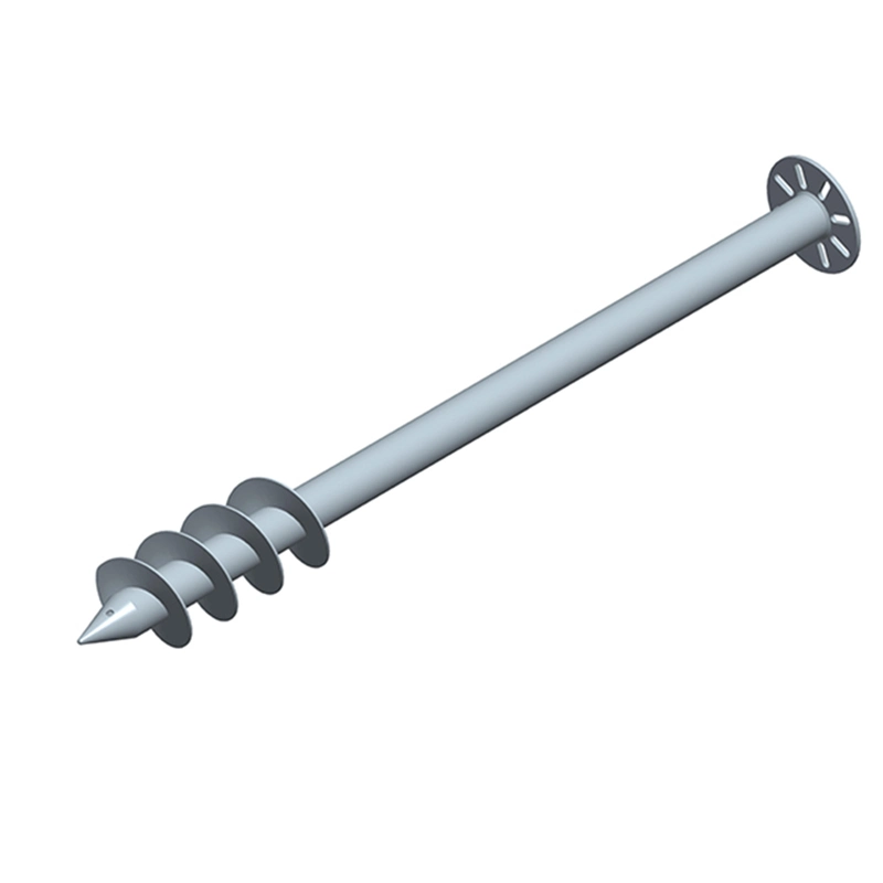 Q235 Adjustable Earth Anchor Concrete Post Anchor Ground Screw for Fence