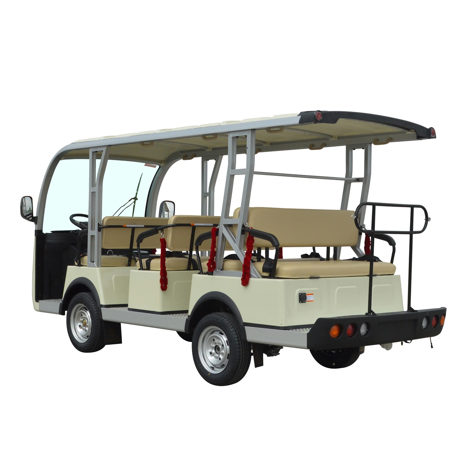 Multifunctional Aluminum Frame Comfortable Leather Seat Electric Airport Shuttle Bus Car (Lt-S8+3)