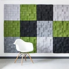 100% Recycle Pet Acoustic Panels 3D Soundproof Wall Panel with Better Sound Absorption