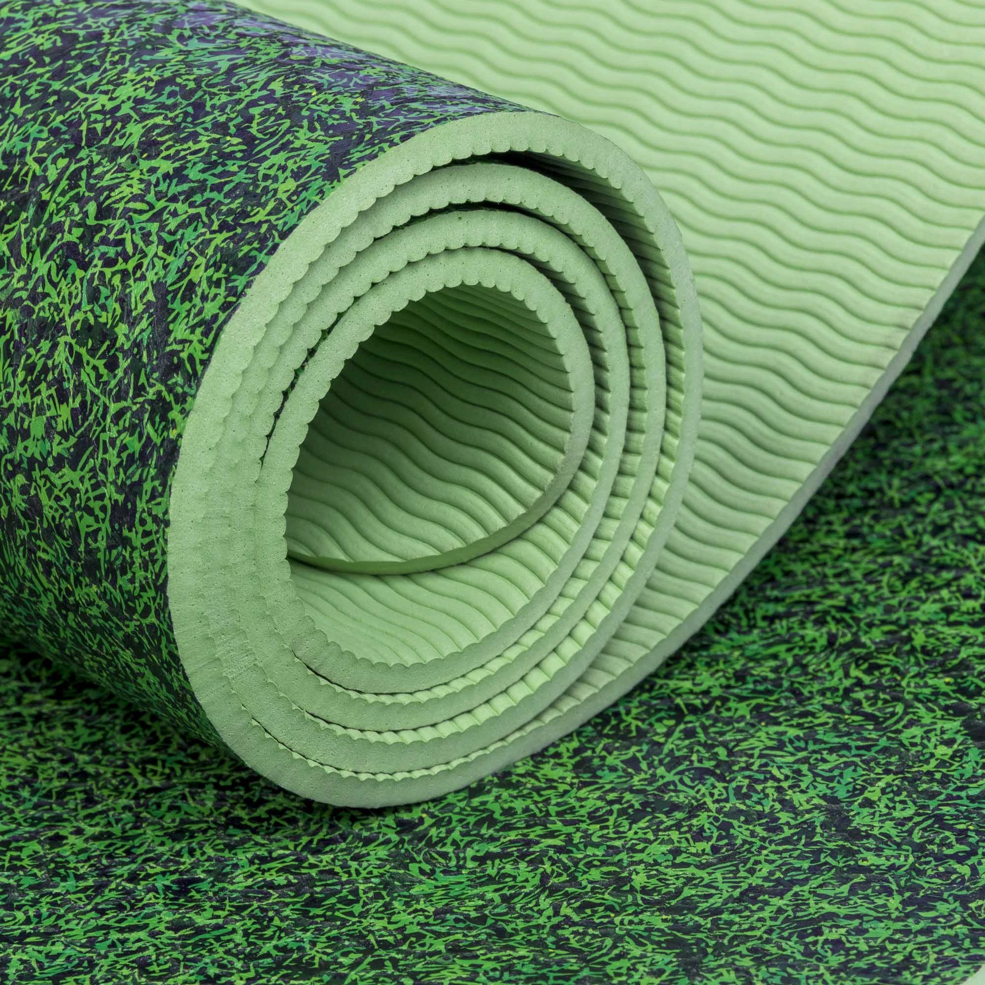 Wholesale/Supplier Durable High Density Anti Slip Eco-Friendly Rubber TPE Yoga Training Mat