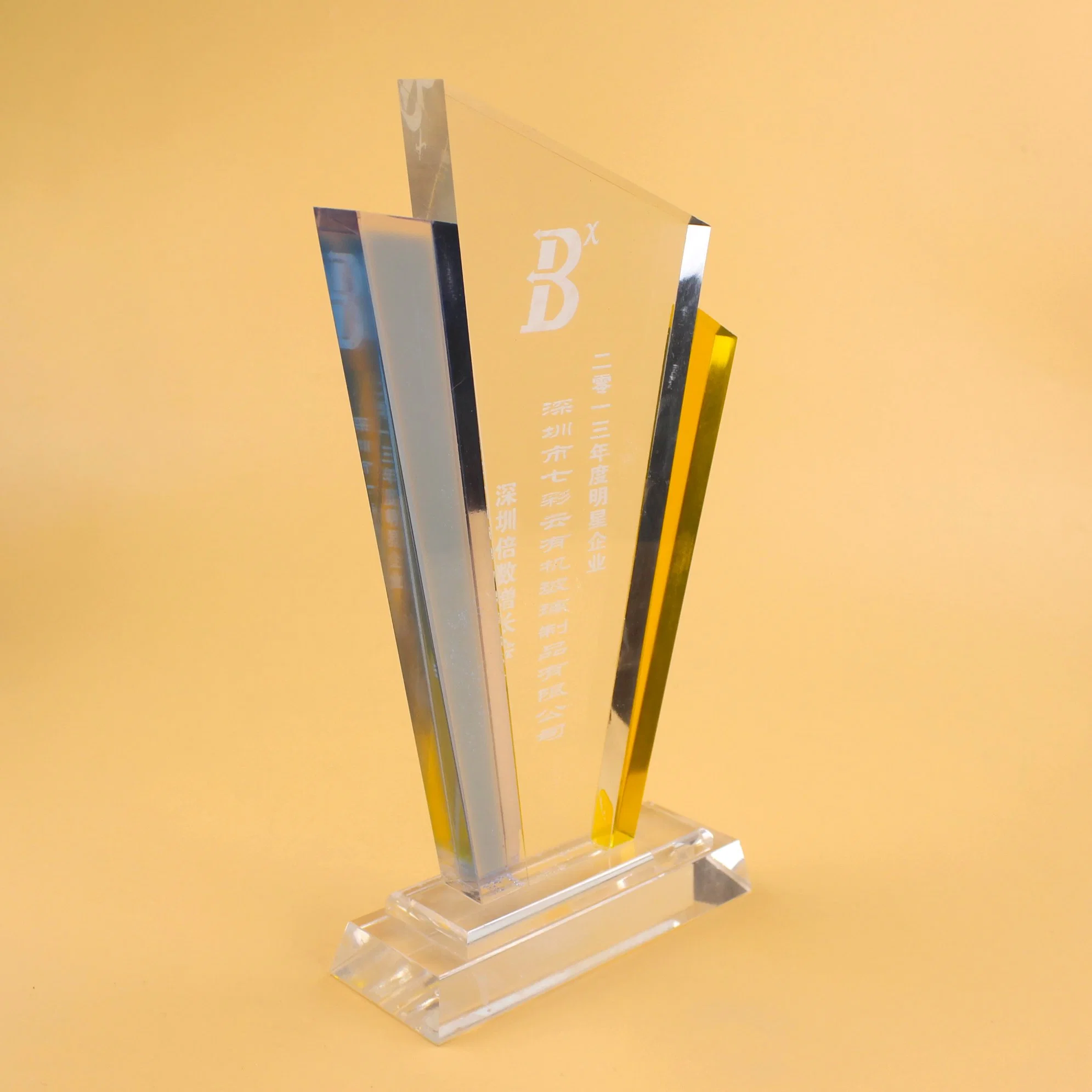 Creative New Glass Crystal Trophy Acrylic Medal Customization