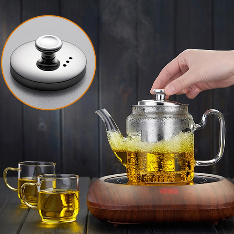 Kitchenware Glass Kettle Teapot with Glass Cups for Tableware