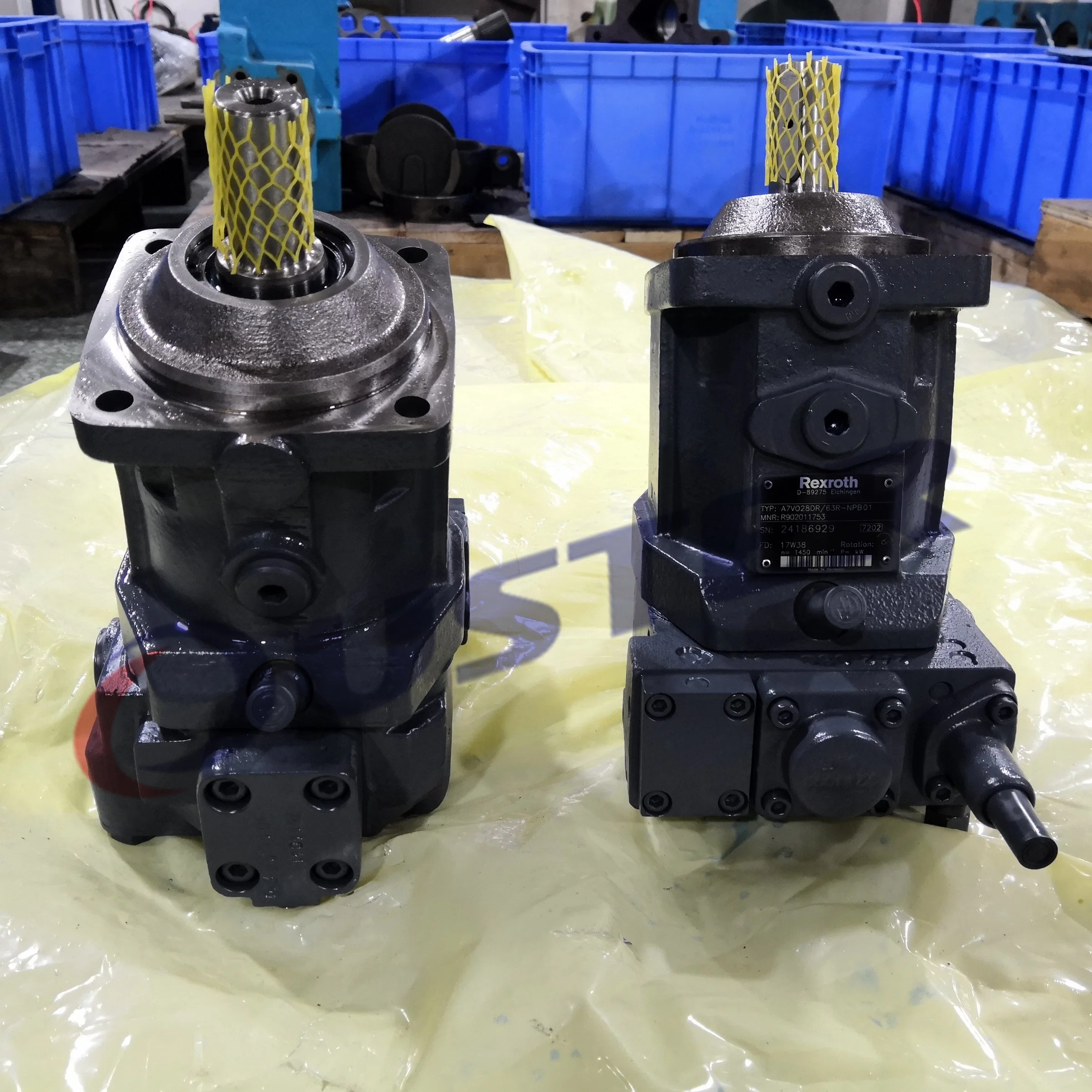 Hydraulic Pumps A7vo107dr/63L-Npb01 A7vo55/80/107160/250 Spare Motor Parts