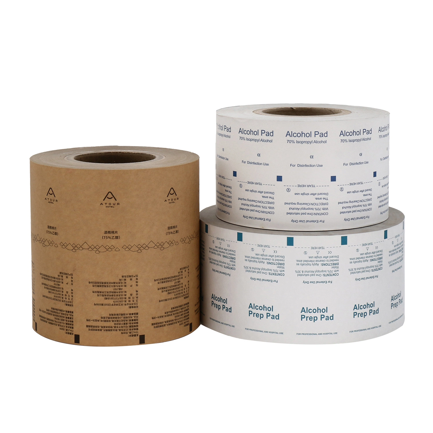 Brown Kraft Paper Compounding Foil for Packaging Medical Dressing Series