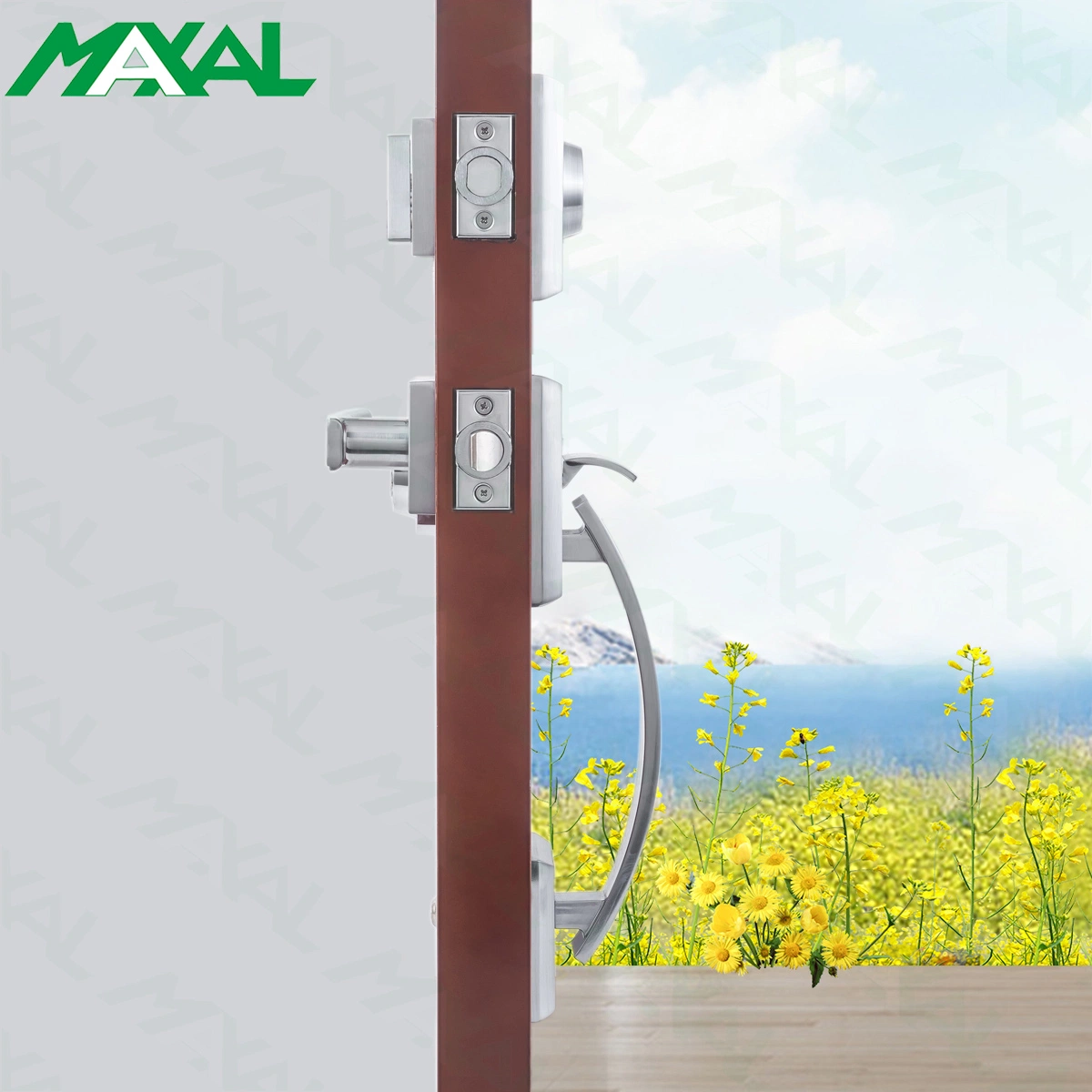 Maxal Best Seller Zinc Alloy Gate Mortise Handle for Door Lock