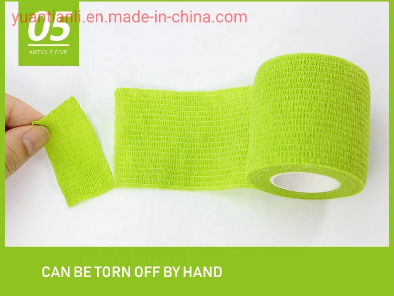 High quality/High cost performance Elastic Self Adhesive Bandage/Cohesive Bandage Latex Free Vet Wrap