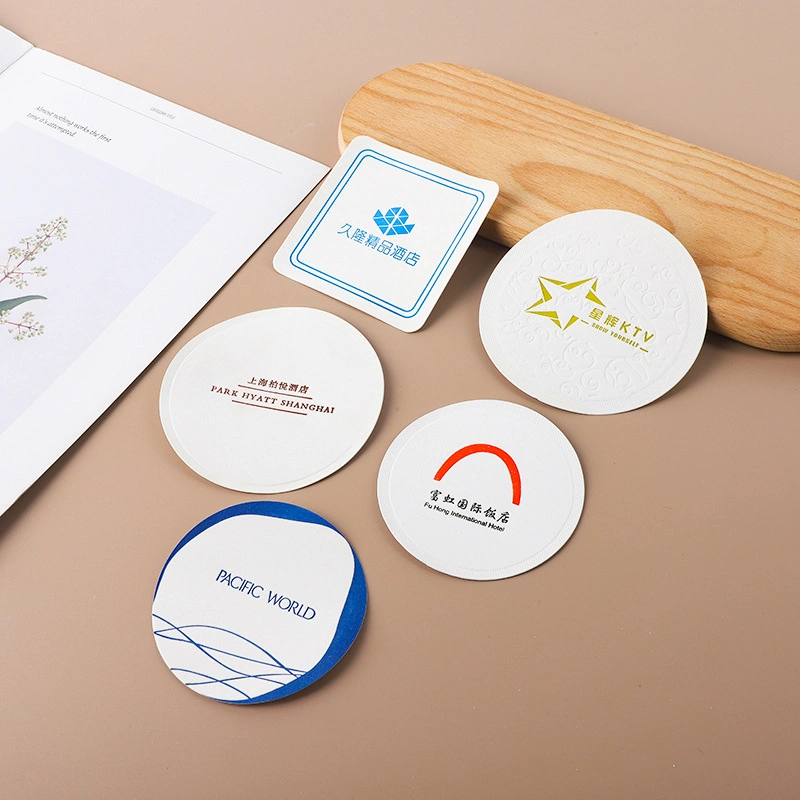 Practical Custom Disposable Refresh Paper Coasters