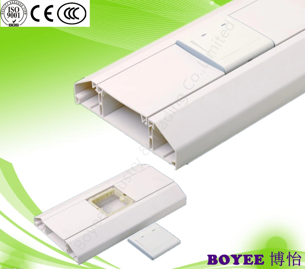 Eléctrico de PVC de alta calidad y productos de plástico Tubo de Trunking