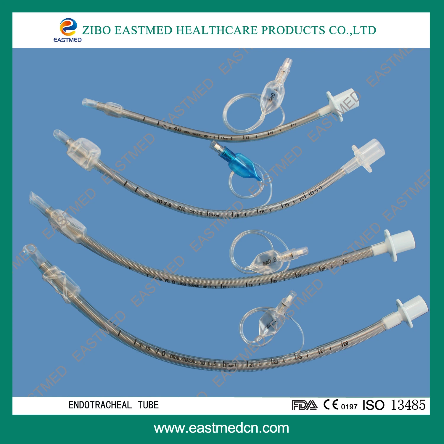 20PCS/Box Plastic Carton Single Packed Medical Disposable Sterile Hot Sale Endotracheal