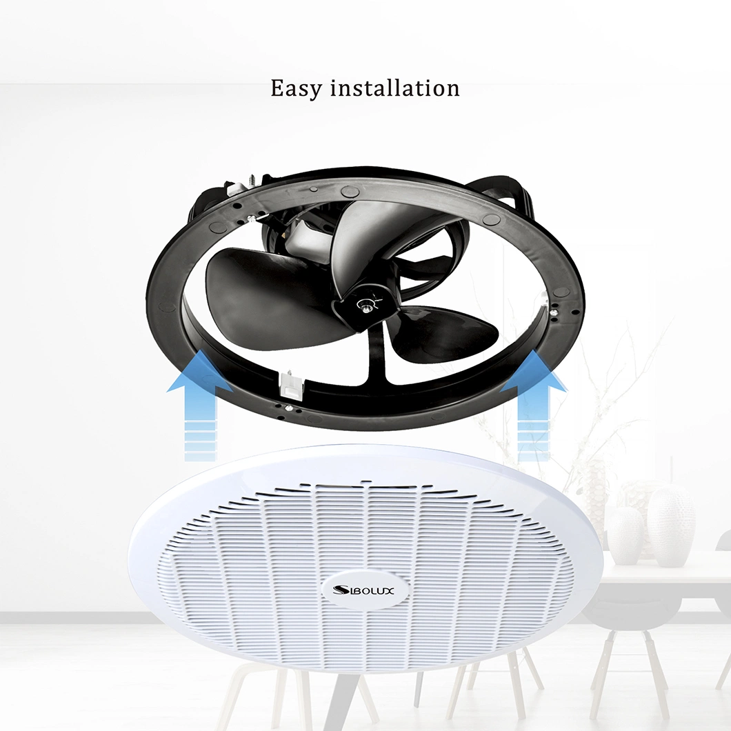 Silent Wall Mounted Fan Household Bathroom Fan Kitchen Exhaust Fan