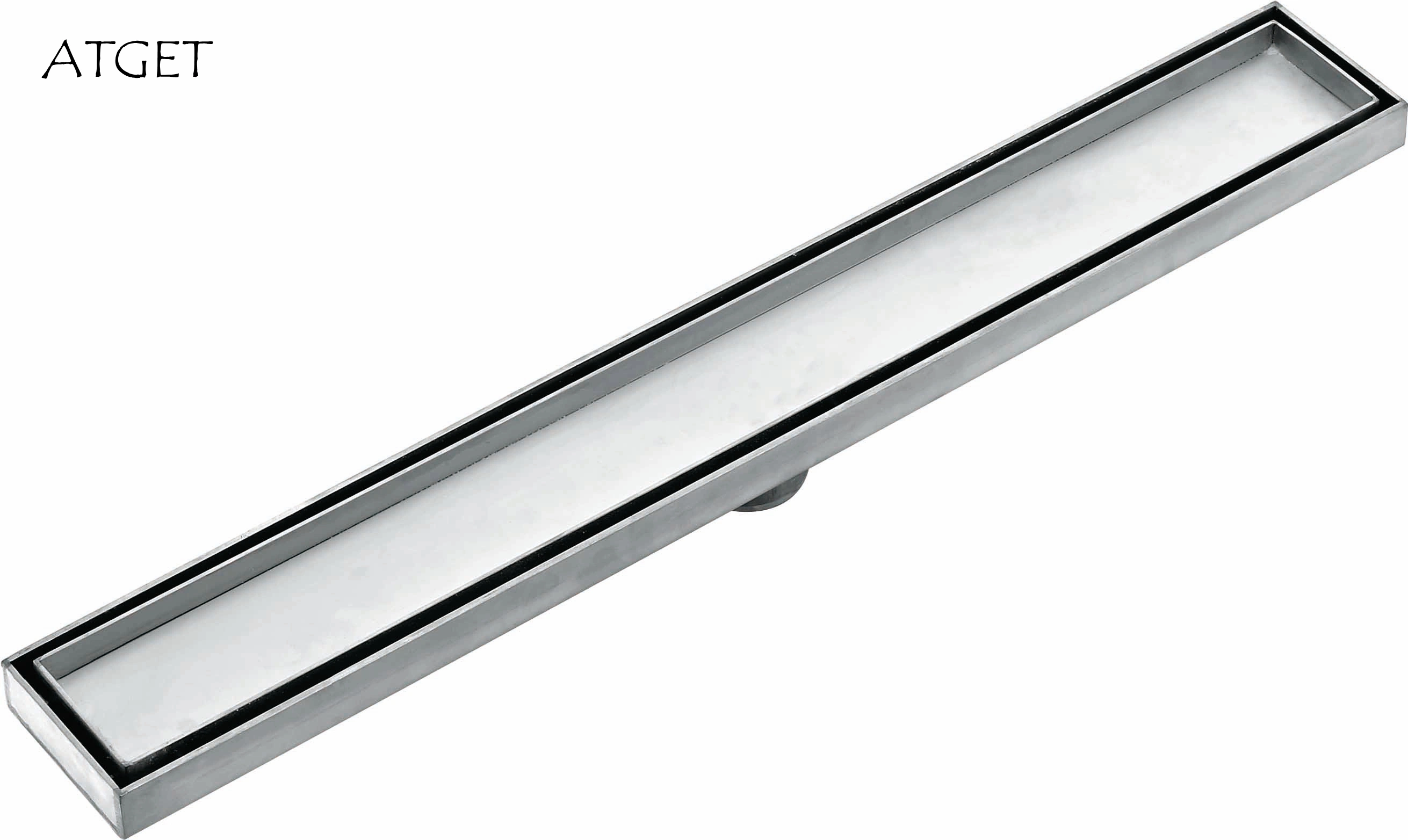 Pd-33103 Bathroom Accessories Stainless Steel Long Floor Drain (Satin finished/MRG/MB/PVD)