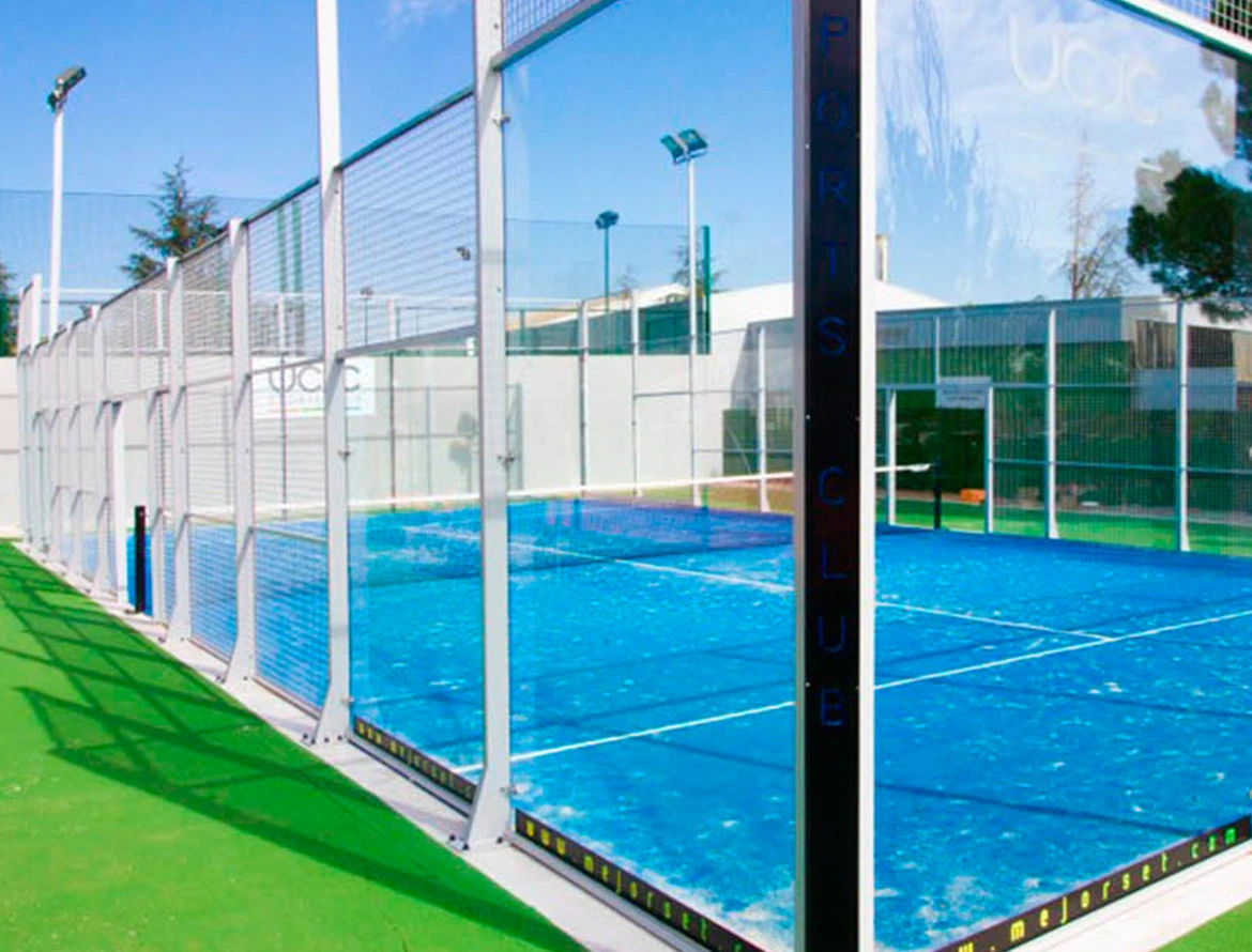 2022 Qatar Padel Court Pisos baldosas Paddle Tenis de Paleta equipos Precio Mayorista/Proveedor