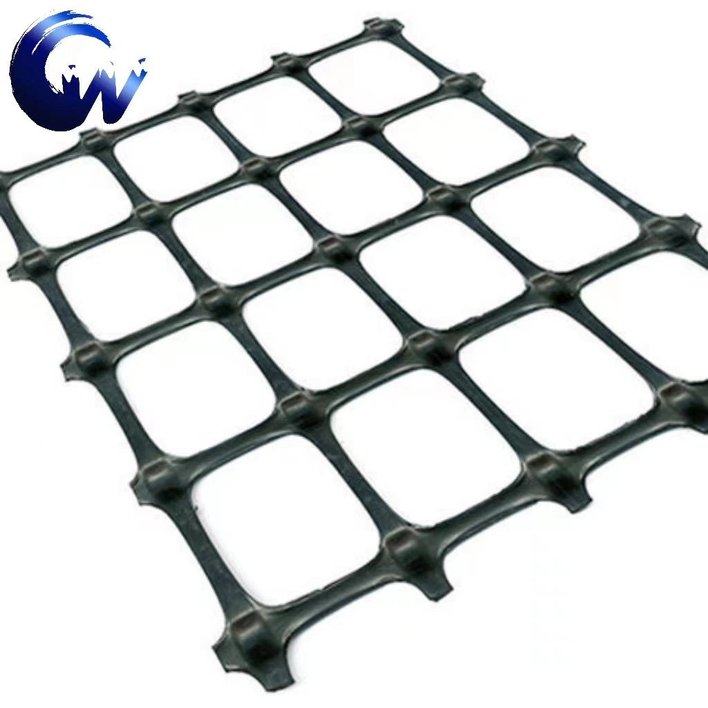 Bidirectional/Plastic Tensile Geogrid with Square/Rectangular Shape