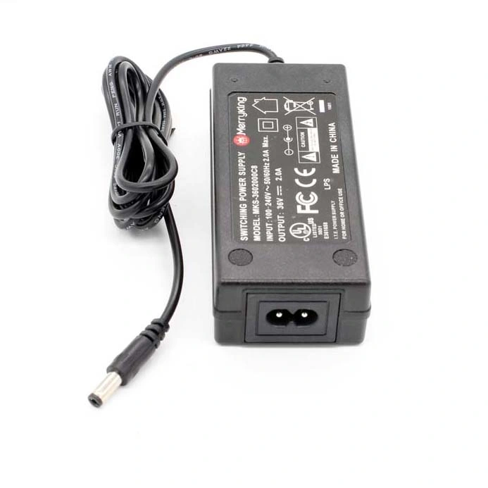 CE CB 24V 3A Charger Desktop Power Adapter 12V 6A Power Adapter 72W for LED Display