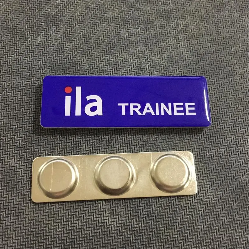 Metal Printing Different Names Name Badge with Magnet (XD-013124)