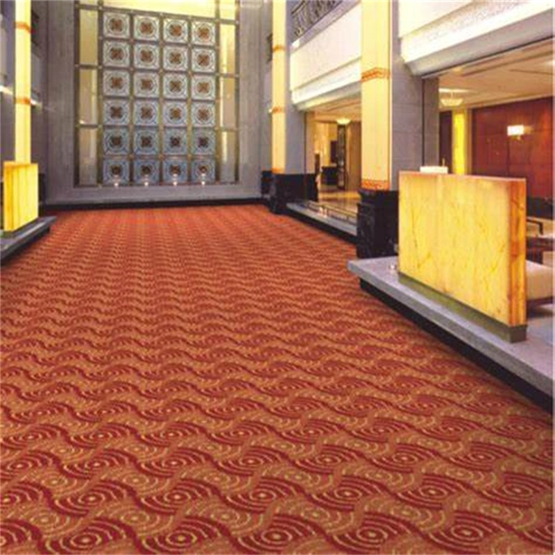 UAE Popular Heavy Latex Backing with Plastic Film Exhibition Carpet