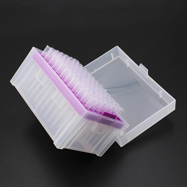 Laboratory Disposable Transfer 100 Wells Rack Pipette Tip Box