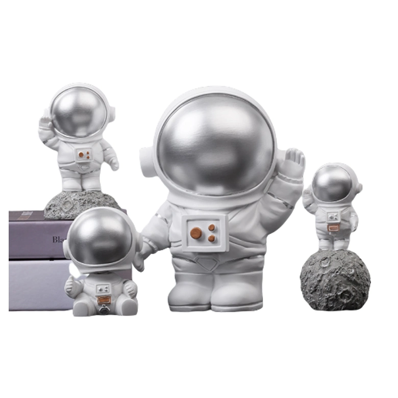 Hg29 Harz Astronaut Figur Geschenk Dekor Spielzeug Geburtstagsfeier Kinder Jungen Schlafzimmer Home Dekoration Spaceman