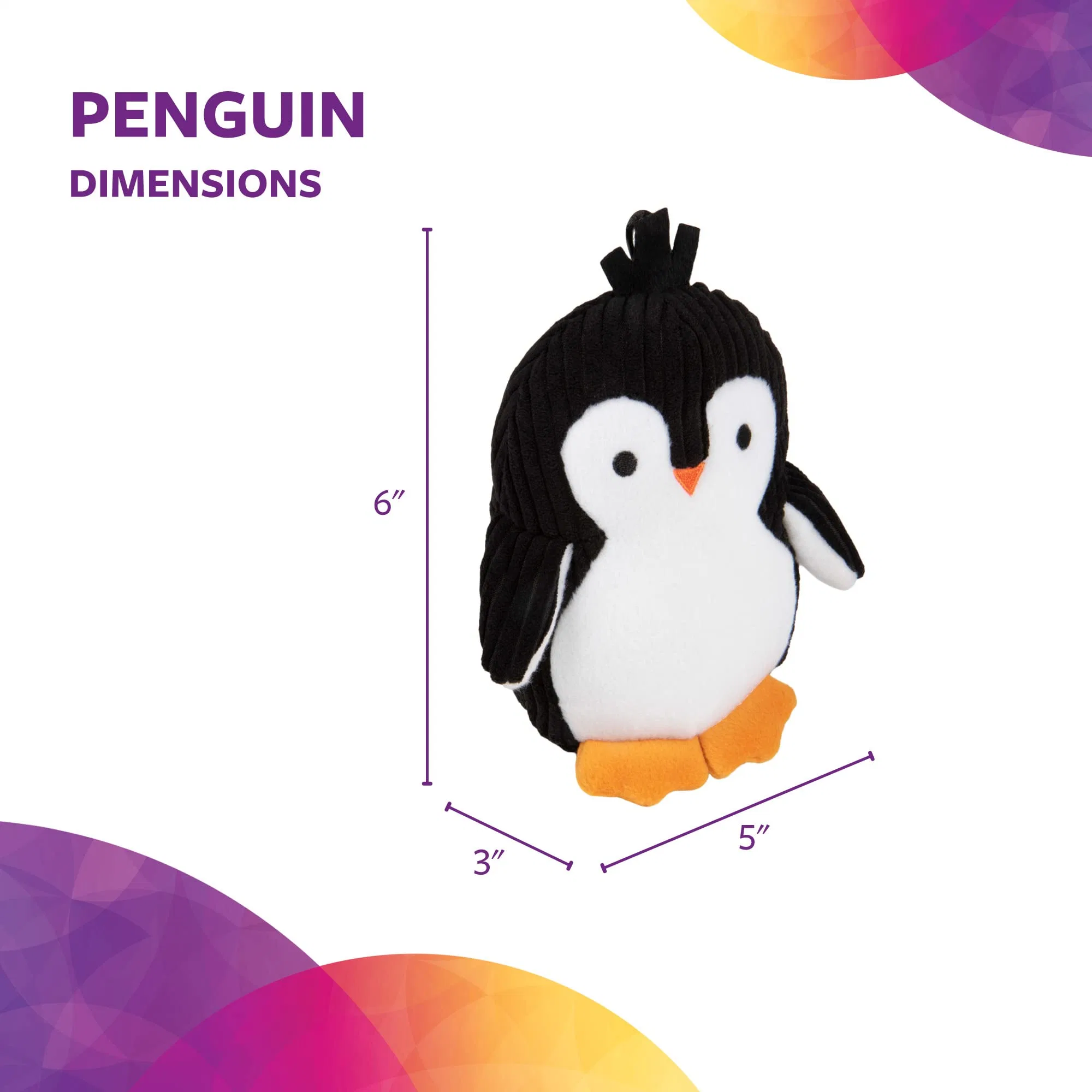 Trustypup Strong Penguin de mâcher de la technologie de chien de garde de jouet en peluche Squeak