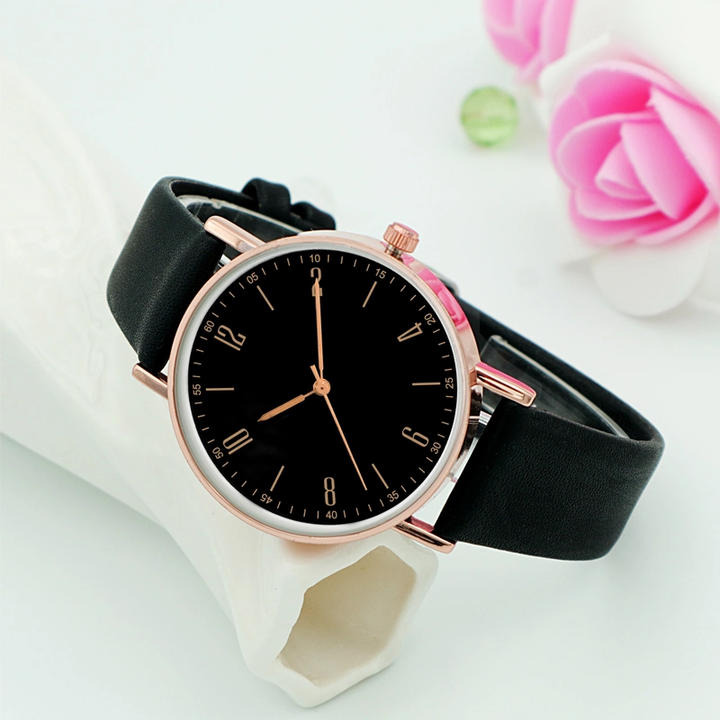 Elegance Colorful Creative Women OEM Leather Strap Ladies Hot Sell Quartz Watches