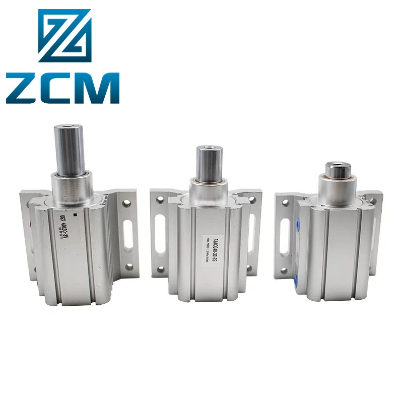 Custom Mamufactured Metal CNC Machinery Parts Stainless Steel Alloy Pneumatic Air Cylinder Upper and Lower Piston Type Air Cylinders Pneumatic Cylinders
