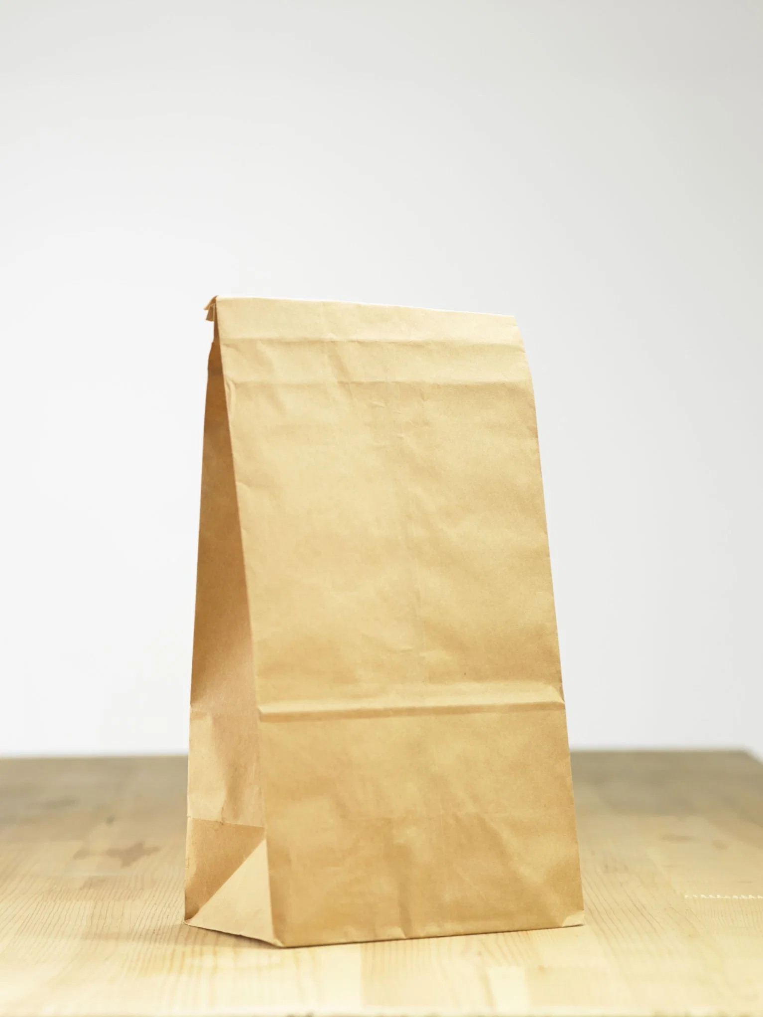 Custom Printed Brown Kraft Shopping Paper Bag with Handles