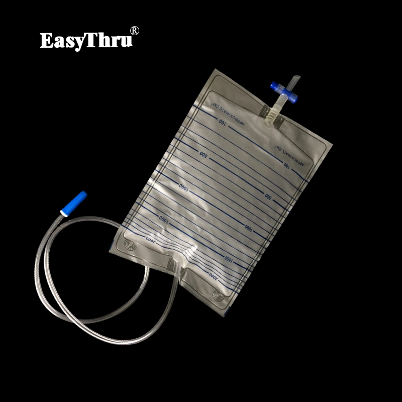 Medical Disposable Urine Bag Drainage Collection Bags 1000ml, 1500ml, 2000ml