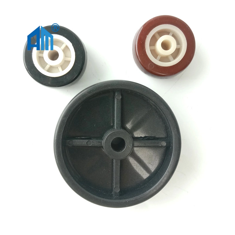 Roue pivotante en nylon de 3 po 4 po avec frein à usage intensif Roulettes pour applications industrielles