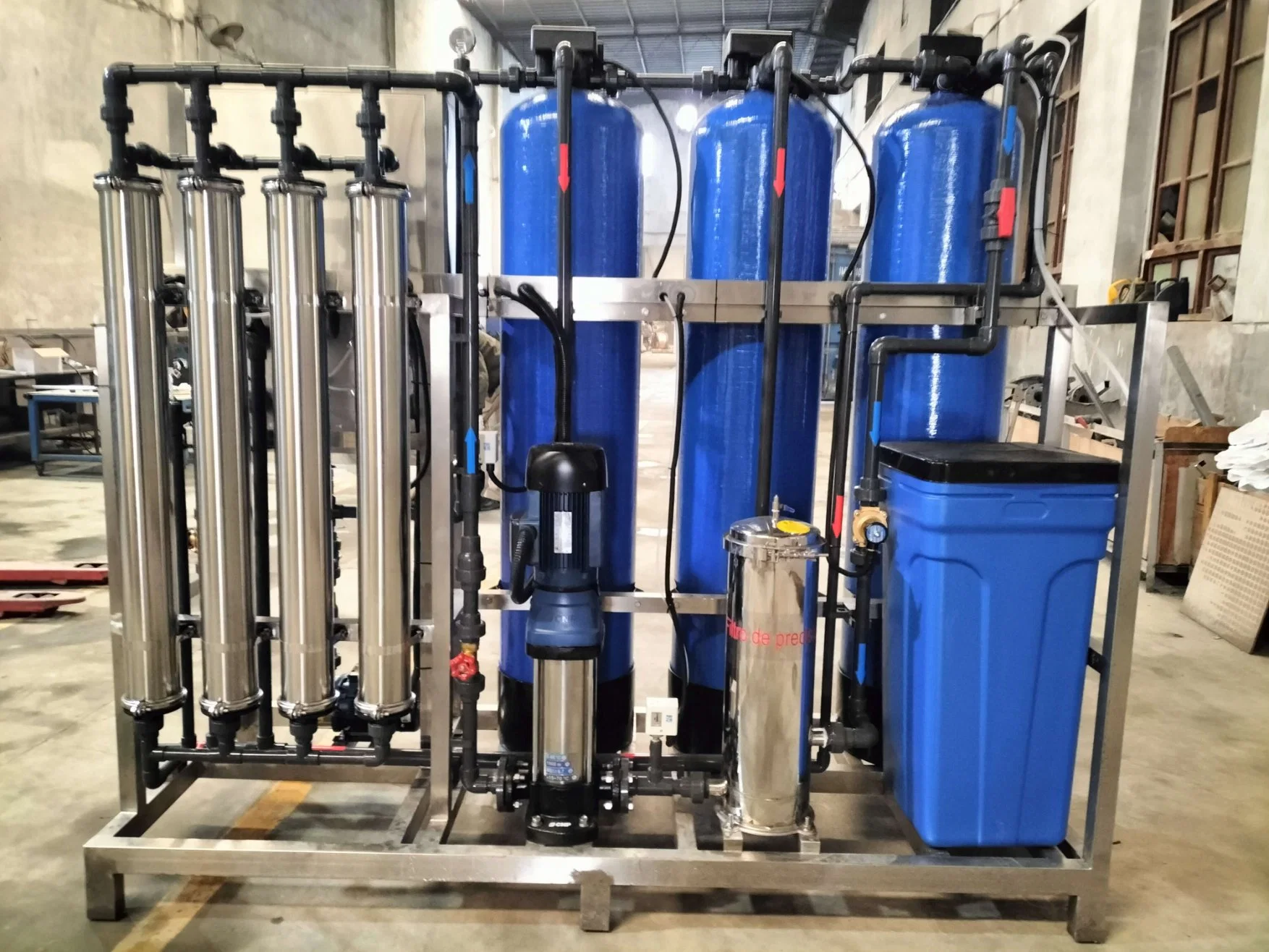 1000lph Reverse Osmosis Plant for Commercial Water Treatment Plant RO Plant System