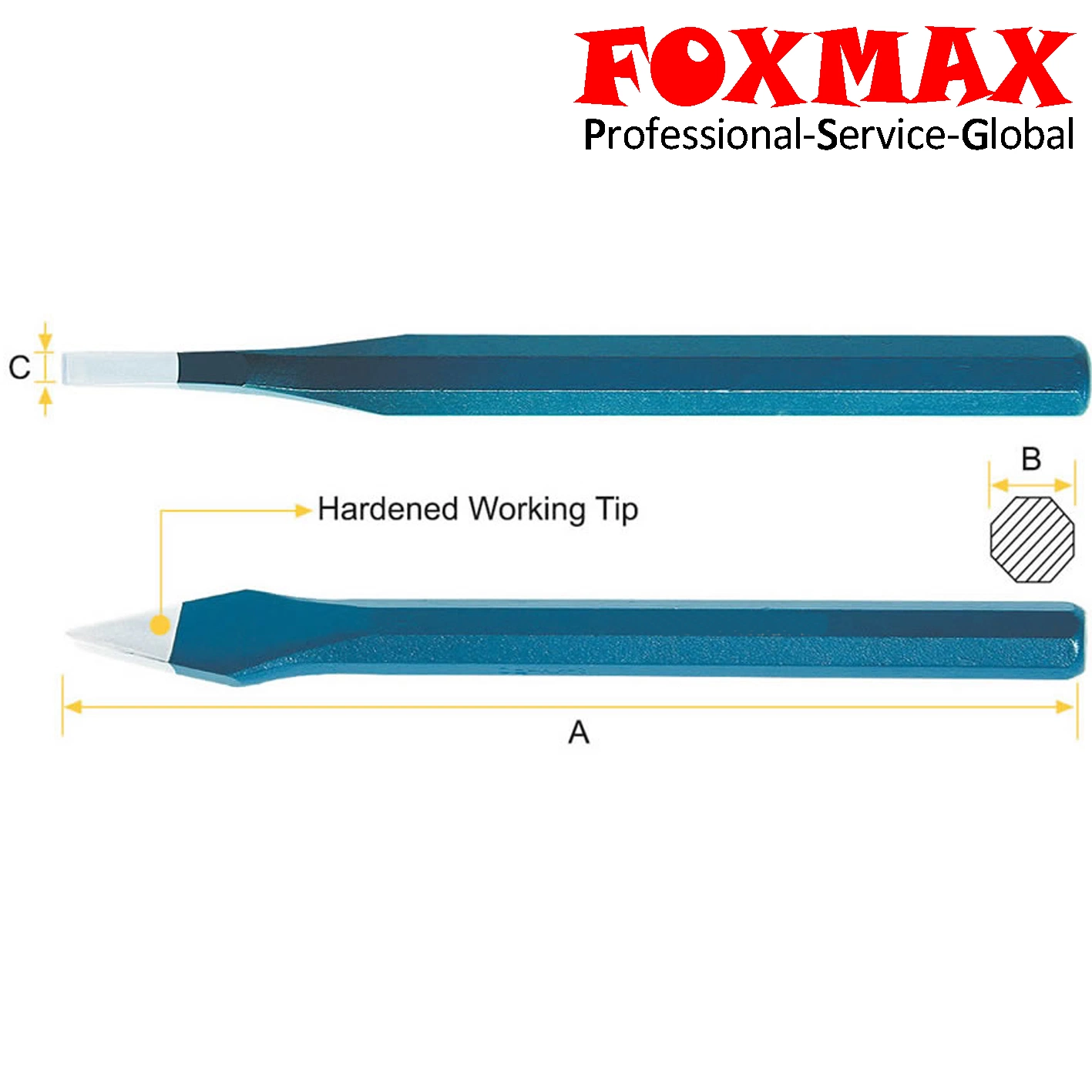 Masonry Carving Tools Cold Chisel (FXC-11)