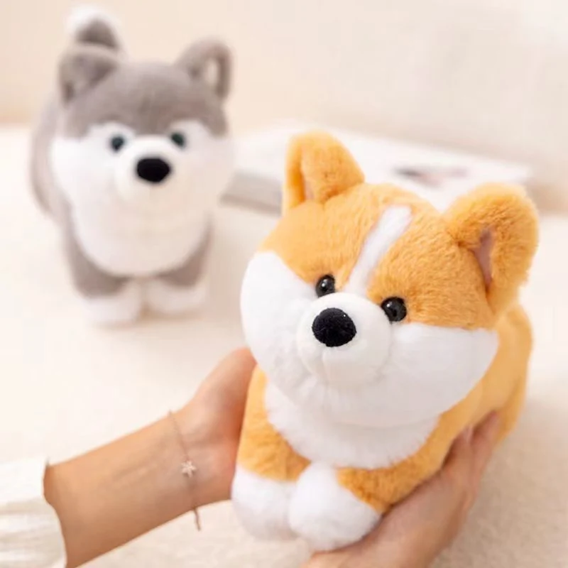 Standing Corgi Dog Plush Doll Doll Husky Plush Doll Gift Toys