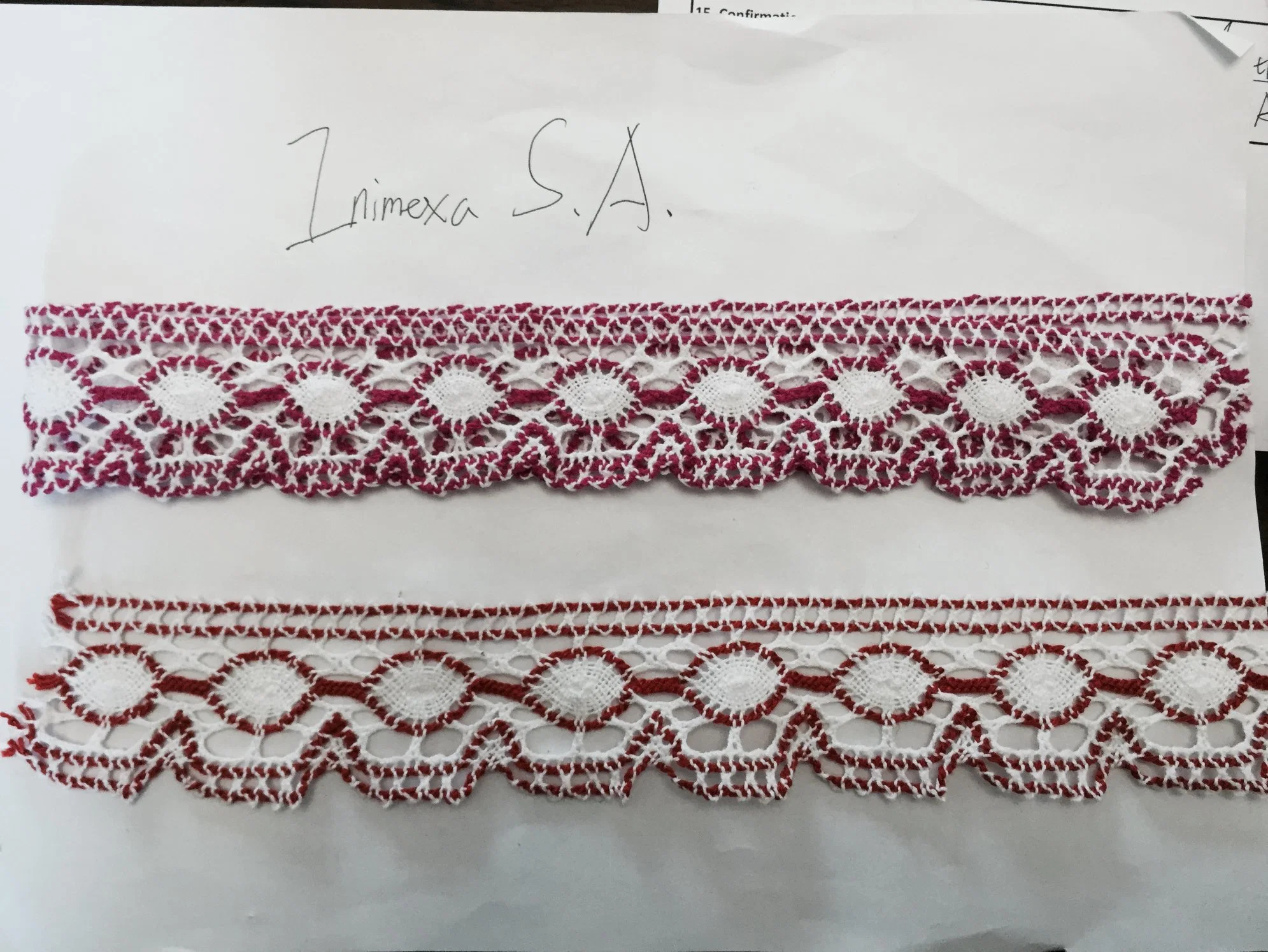 Sharp Wavy Cotton Lace Fine Cotton Bleached Mesh Lace Custom Wholesale/Supplier