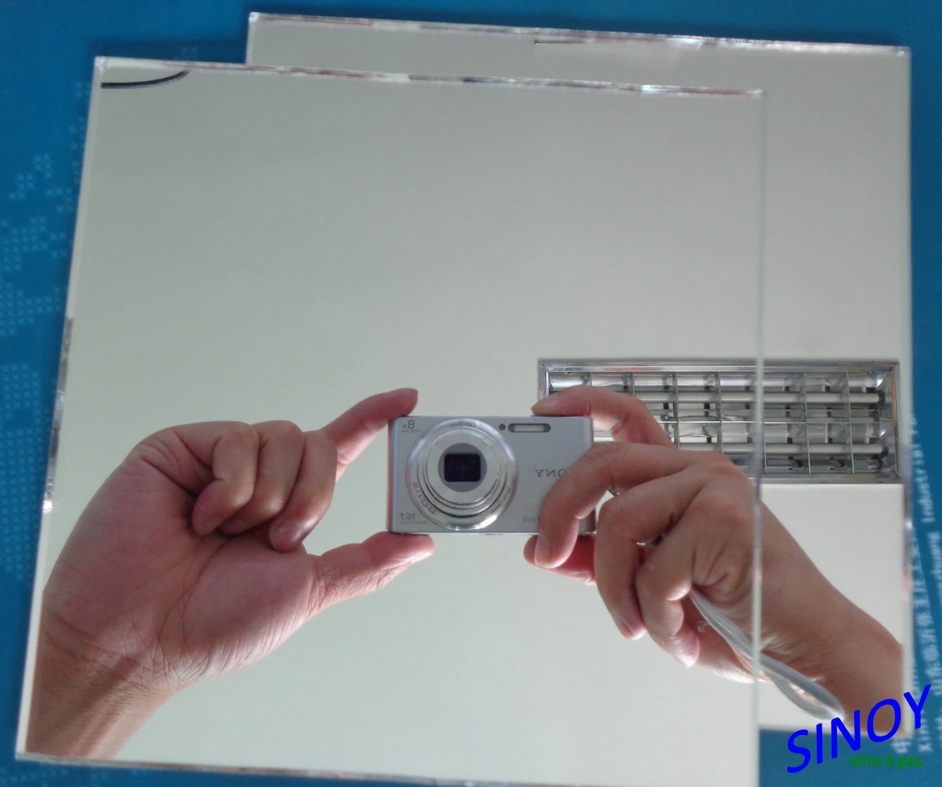 Waterproof 1.1mm to 6mm Clear Silver Coated Mirror Glass, Silver Mirror Max Size 2440 X 3660mm