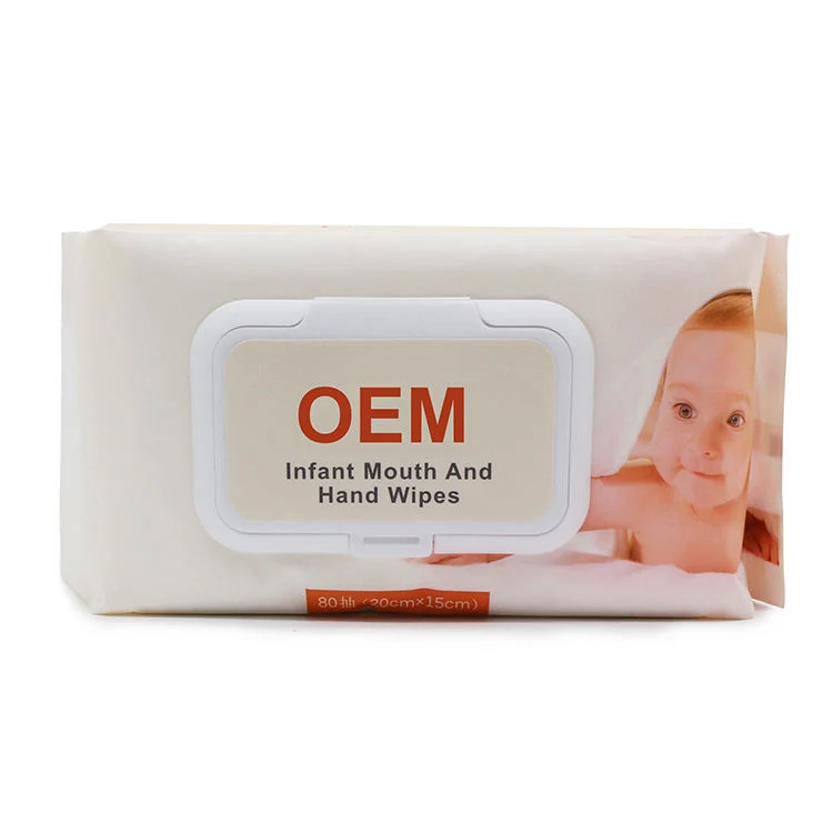 2022 Hot Sell Waterwipes Baby Wipes Sensitive Newborn Wipe Baby Customized Wet Tissue with Cover