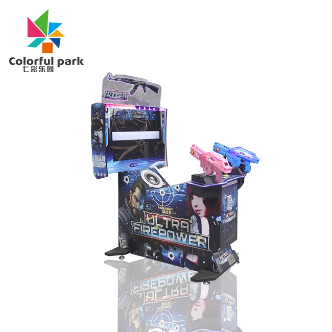 Parque colorido Arcade Mini simular el rodaje de máquinas de juego, juego de disparo de bola flotante, una moneda+operado+Juegos