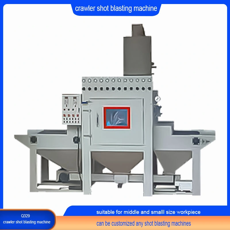 (Q3210) máquina de chorro de metal tipo oruga para tratamiento térmico Moldes