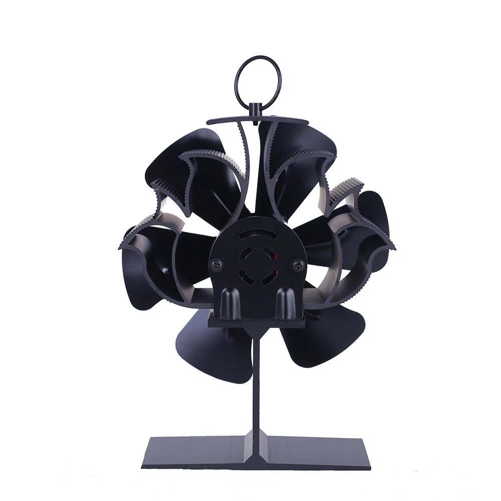 Mini Order Fireplace Fan Lotus Large H-Shaped 5-Leaf Heating, Pollution-Free and Noiseless Hot Selling Stove Fan in Stock