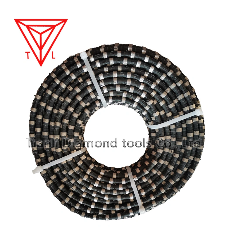 Whole Sale Diamond Wire Saw for Granite and Marble, Quartz Quarry Mining and Block Profiling Diamond Beads Tool