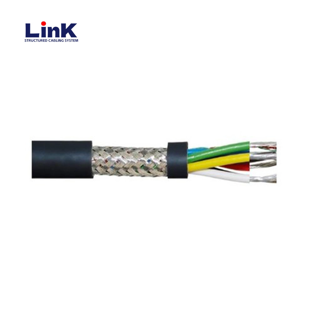 Ethernet Cat5e de alta velocidad LAN de datos Cable con conectores Gold-Plated